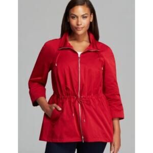Lafayette 148 New York Jacket Red Size 2x